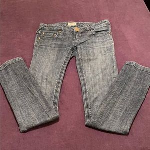 Free People Low Rise Skinny Jeans